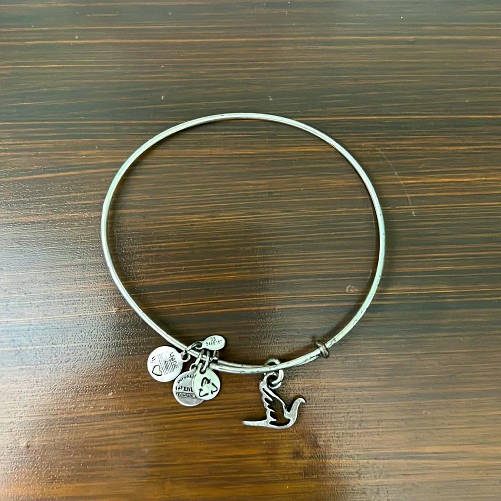 Alex and Ani dove bracelet